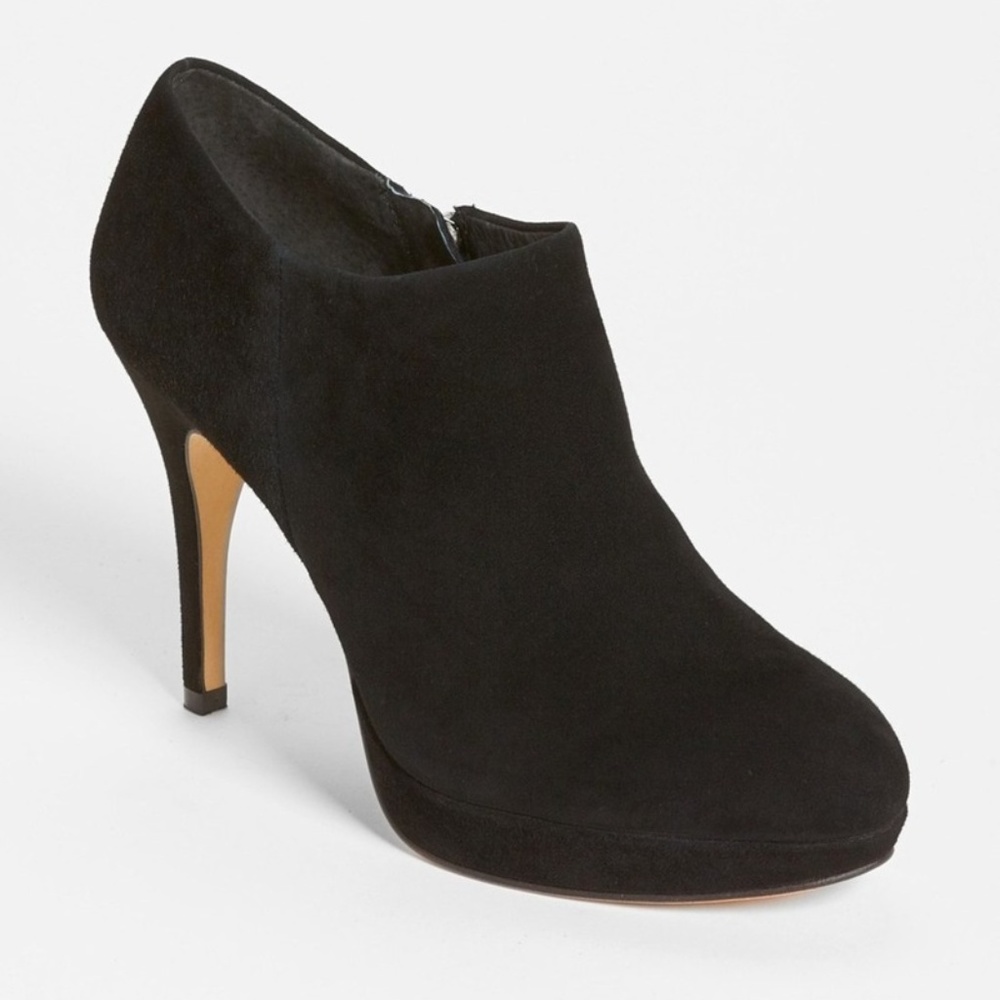 High Heel Suede Ankle Booties - Vince Camuto Elvin